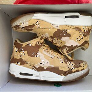 Air Jordan 3 Retro Tex Desert Camo Women's Shoes (HM4301 200) Size 8.5